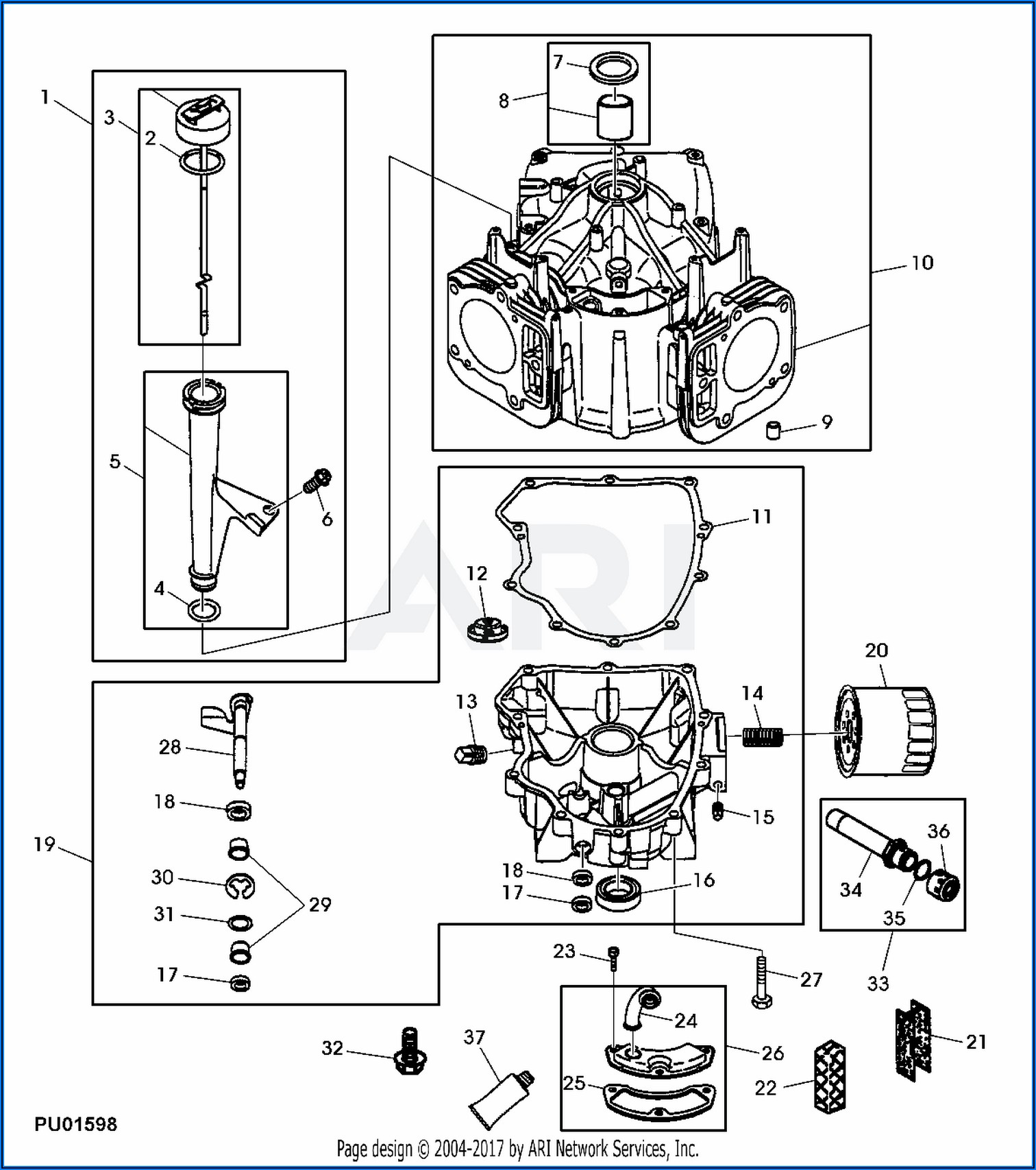 John Deere La145 Parts Diagram