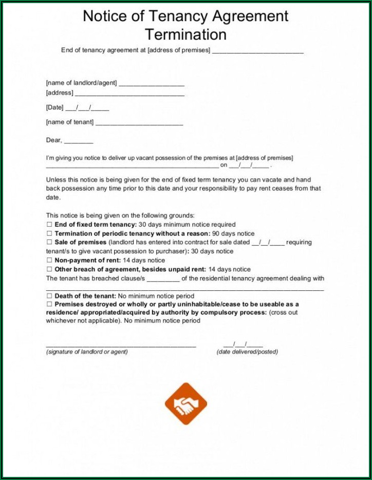 Landlord Notice To Quit Template Tenant Uk