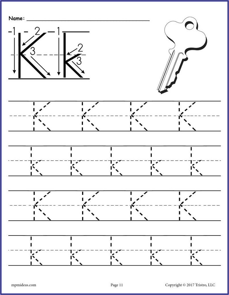 Letter Worksheet Preschool Printable
