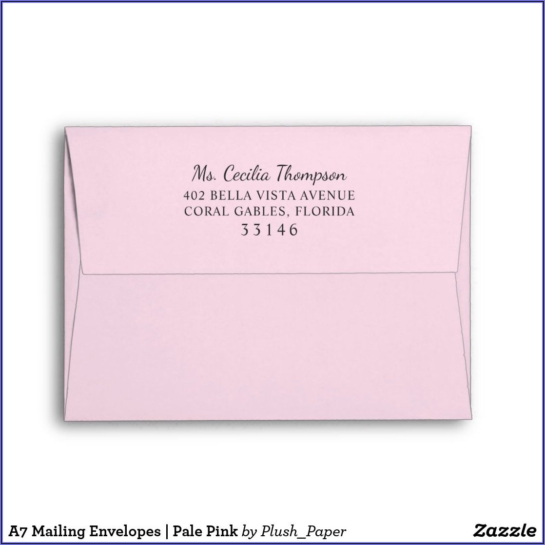 Light Pink A7 Envelopes
