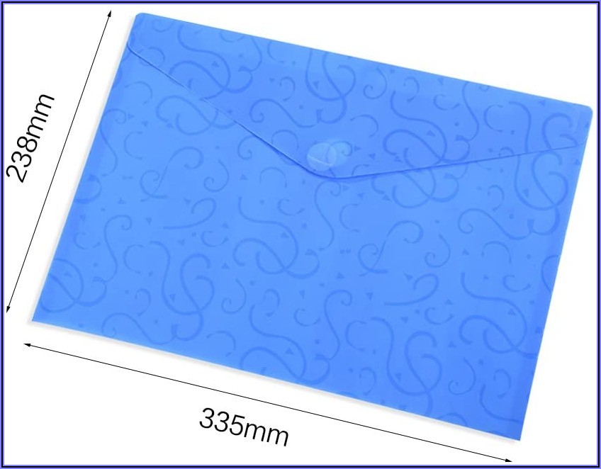 Plastic Poly Envelope With Velcro Closure