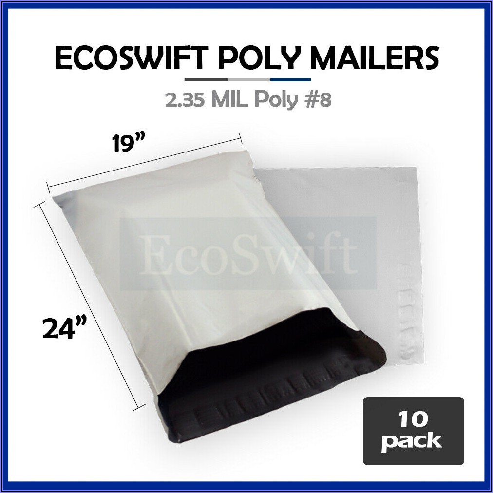 Poly Mailers Envelopes Bags White