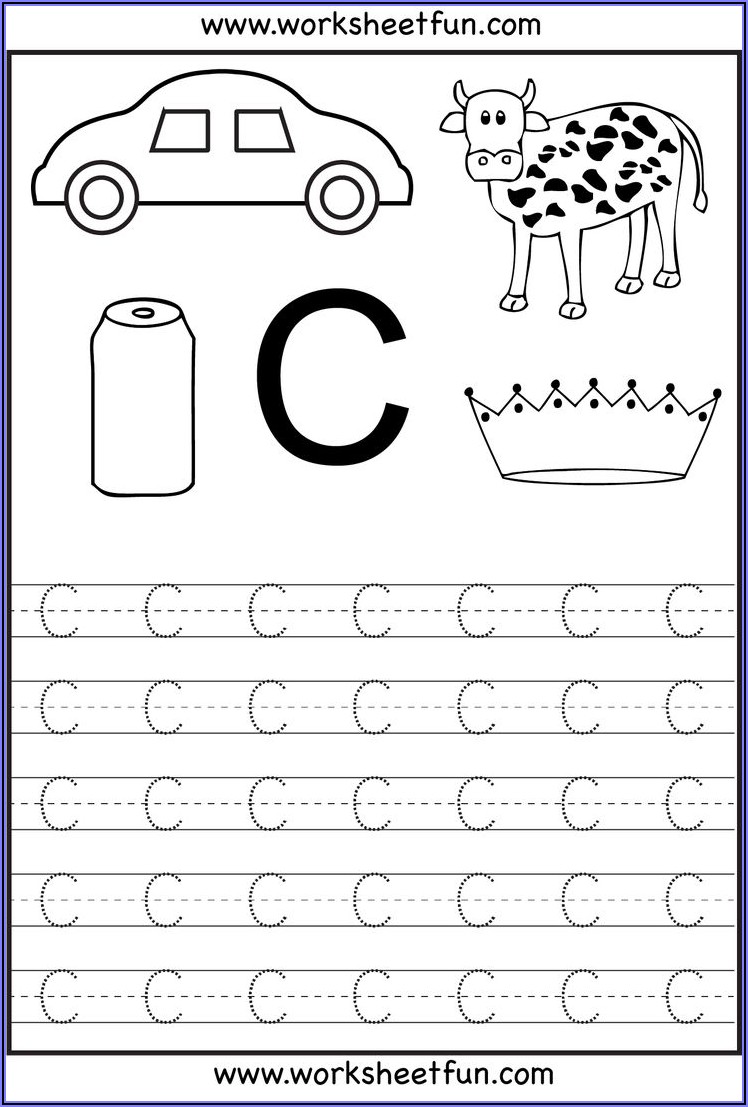 Preschool Worksheets Letter C
