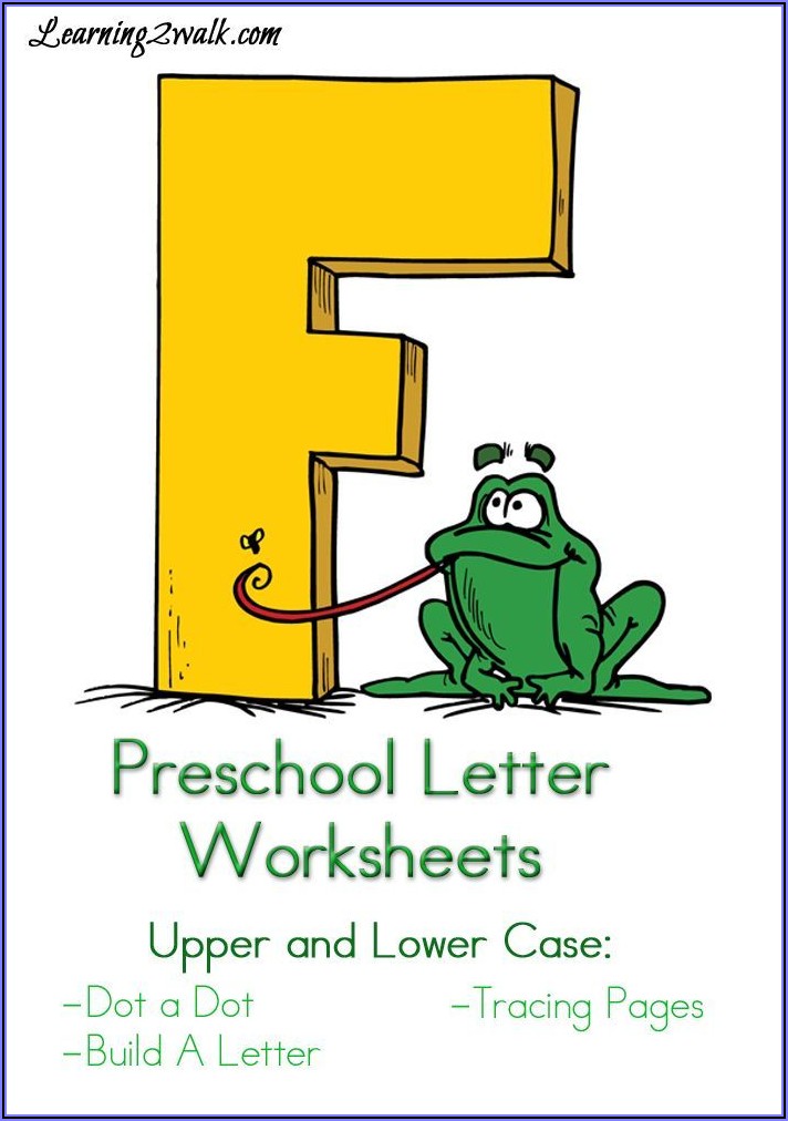 Preschool Worksheets Letter F