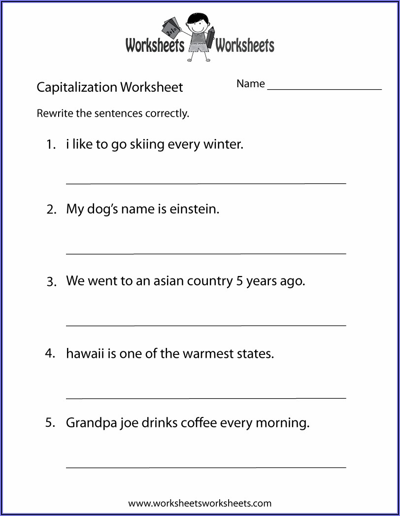 Printable Worksheets For Middle School