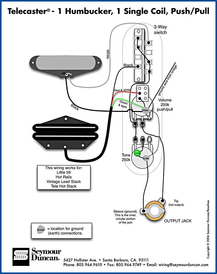 Telecaster Hs Wiring Diagram