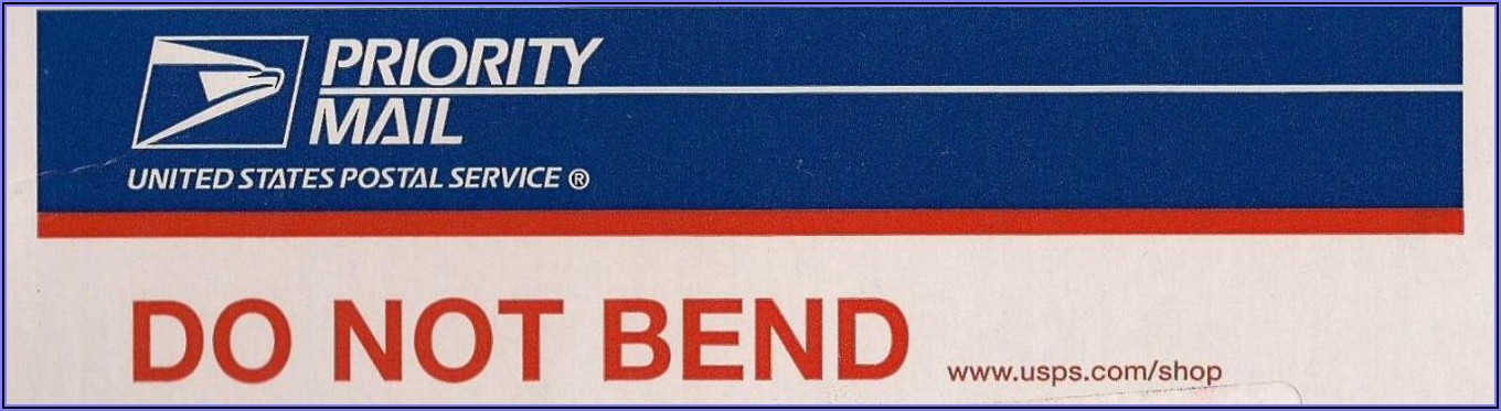 Usps Do Not Bend Envelopes