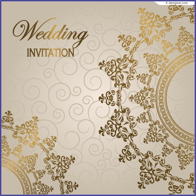 Wedding Invitation Card Background Design Free Download