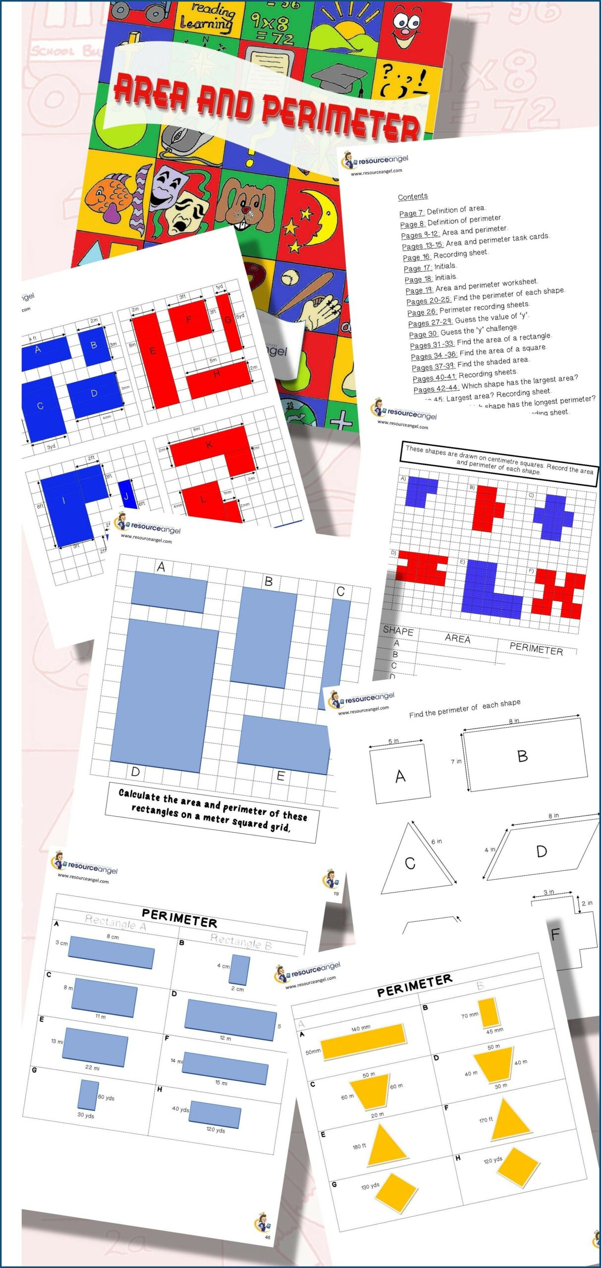 2nd Grade Math Perimeter Worksheets