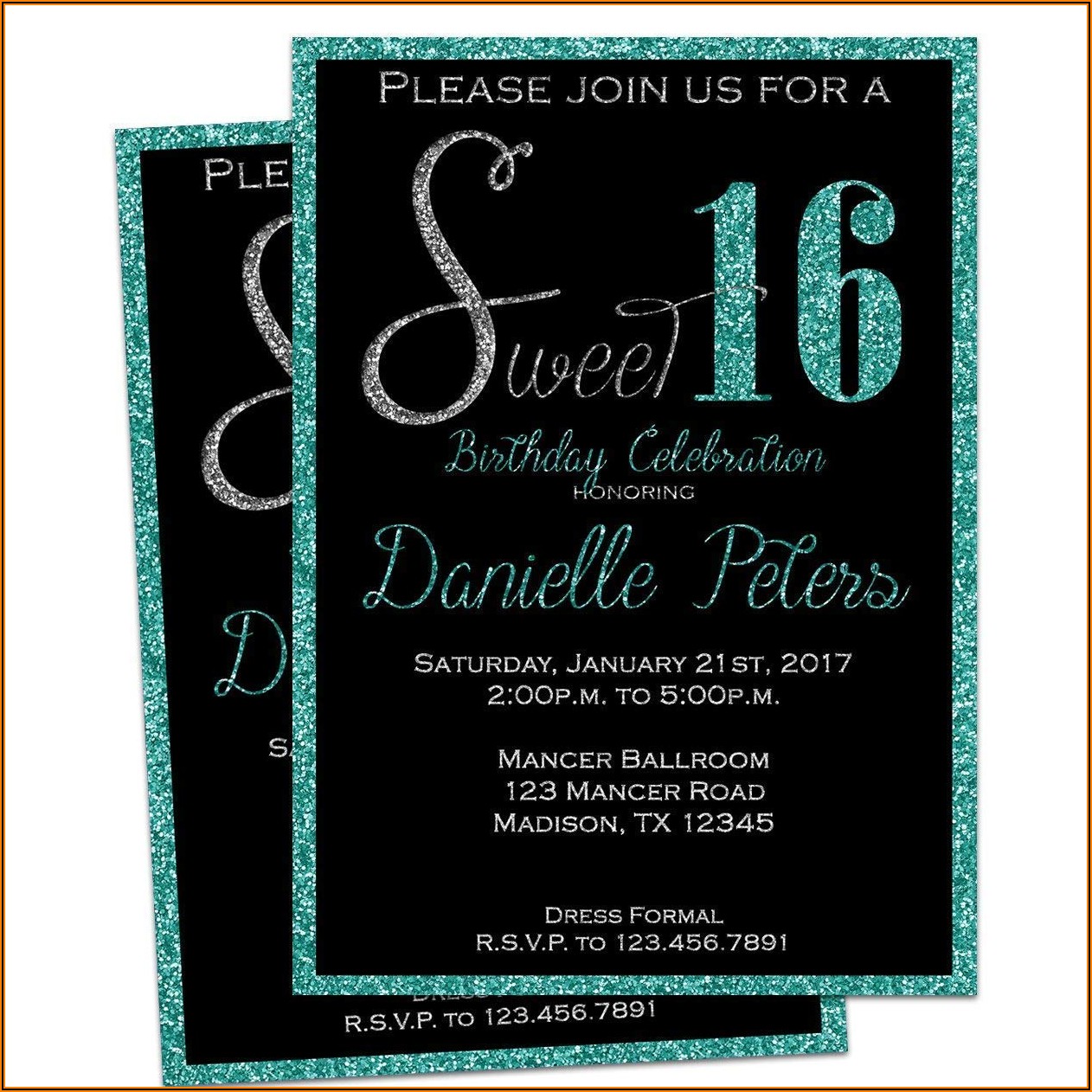 Affordable Sweet 16 Invitations
