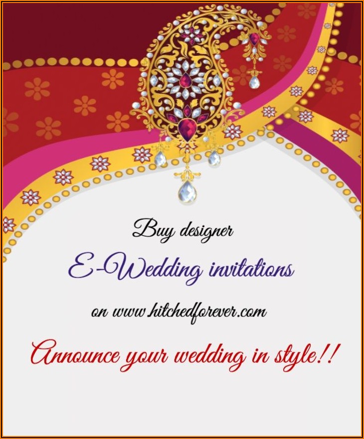 Create Your Own Indian Wedding Invitations Online For Free