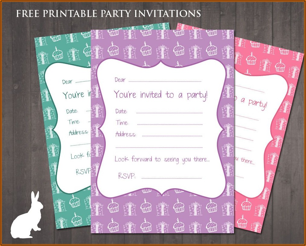Create Your Own Party Invitations Free Online