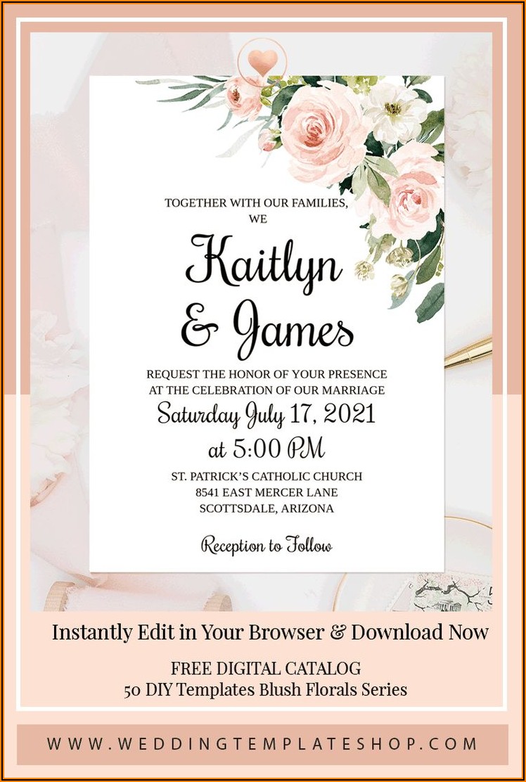 Create Your Own Wedding Invitation Online Free