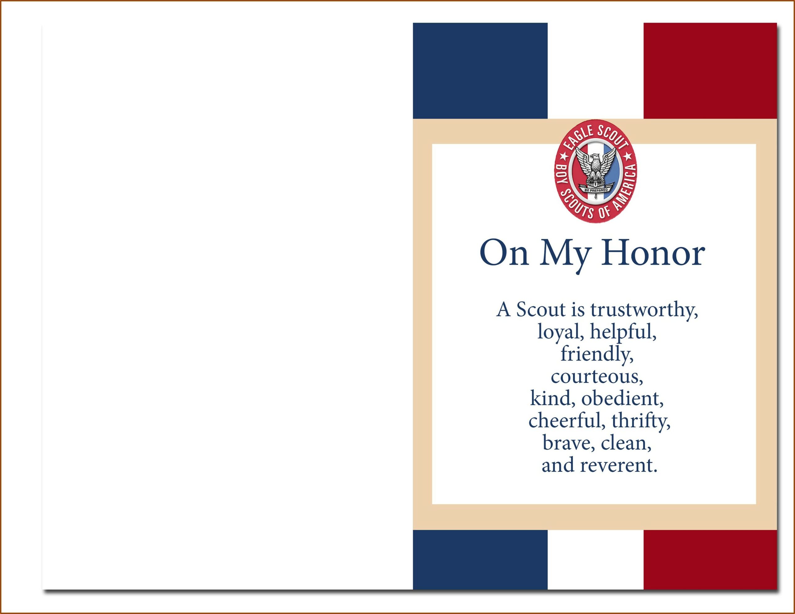 Free Printable Eagle Court Of Honor Invitations