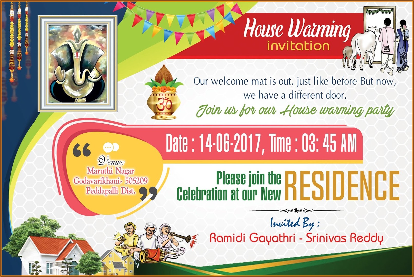 Housewarming Invitation Template Free Download