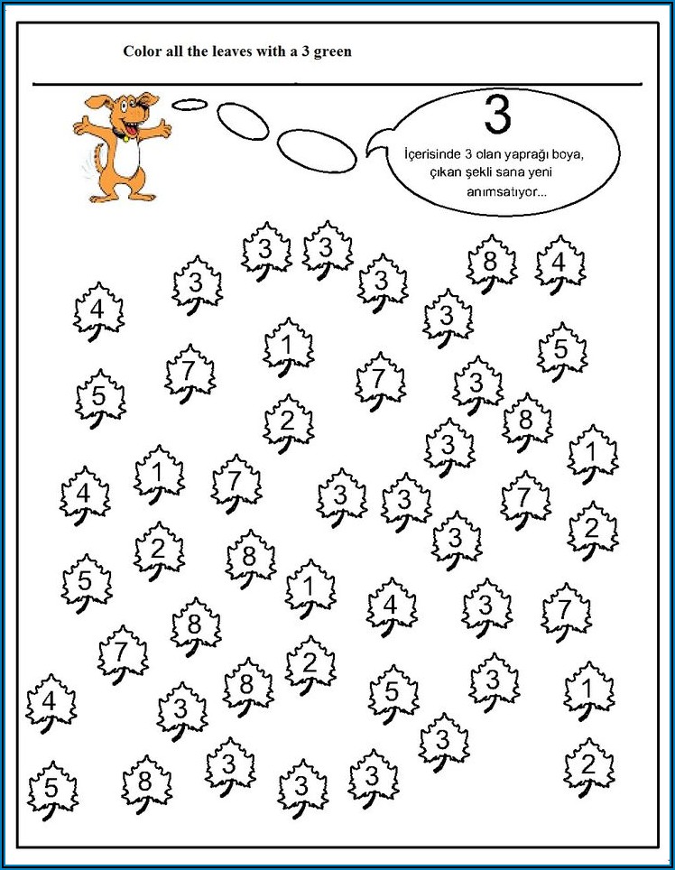 Number 11 Preschool Worksheets