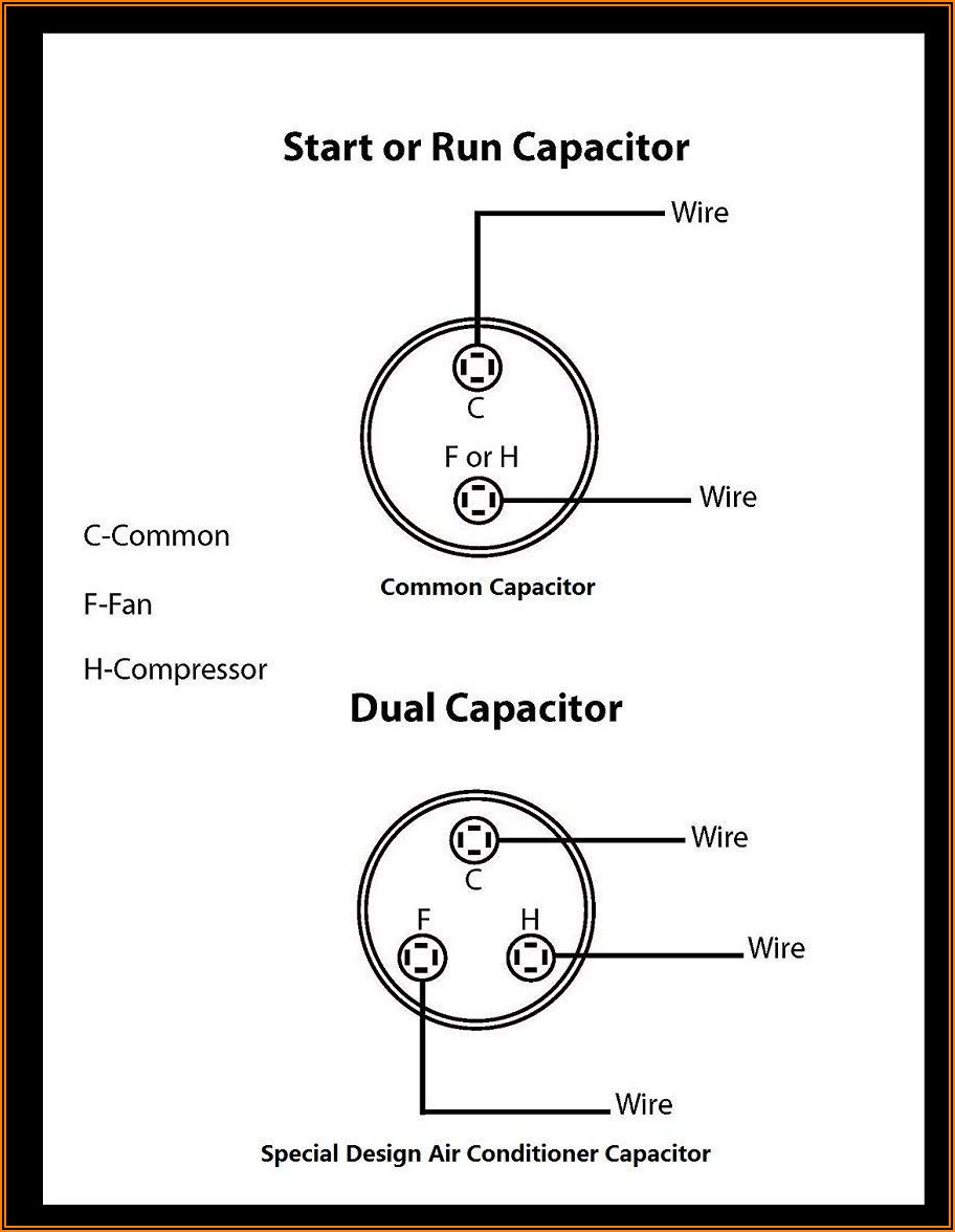 Run Capacitor Wiring Diagram Air Conditioner