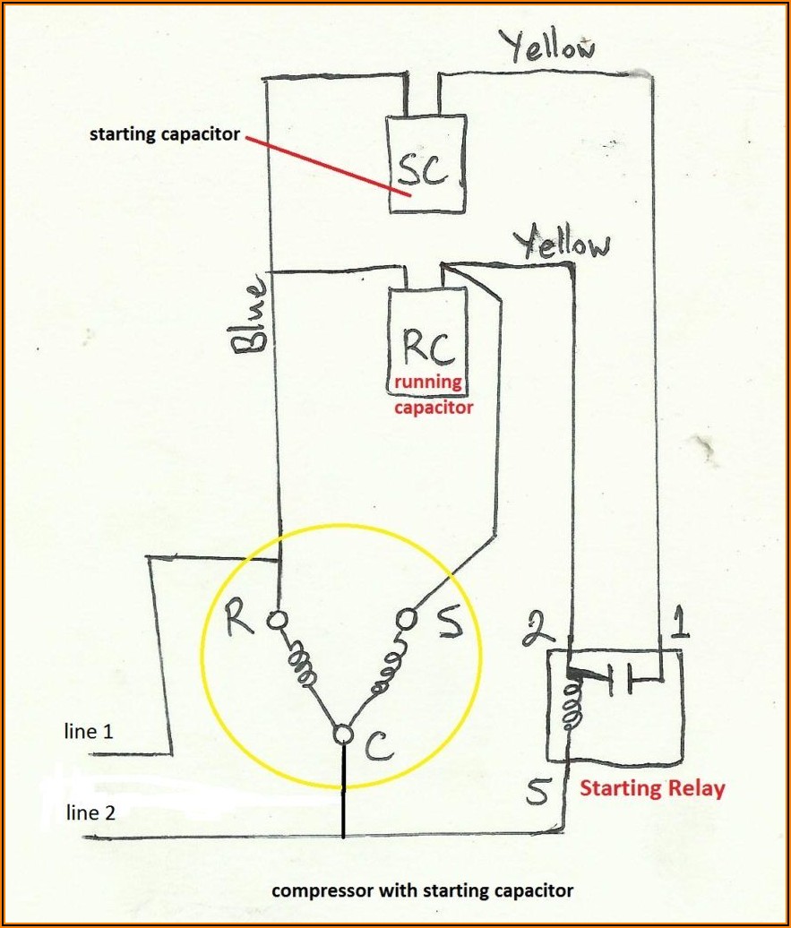 Starting Capacitor Wiring Diagram