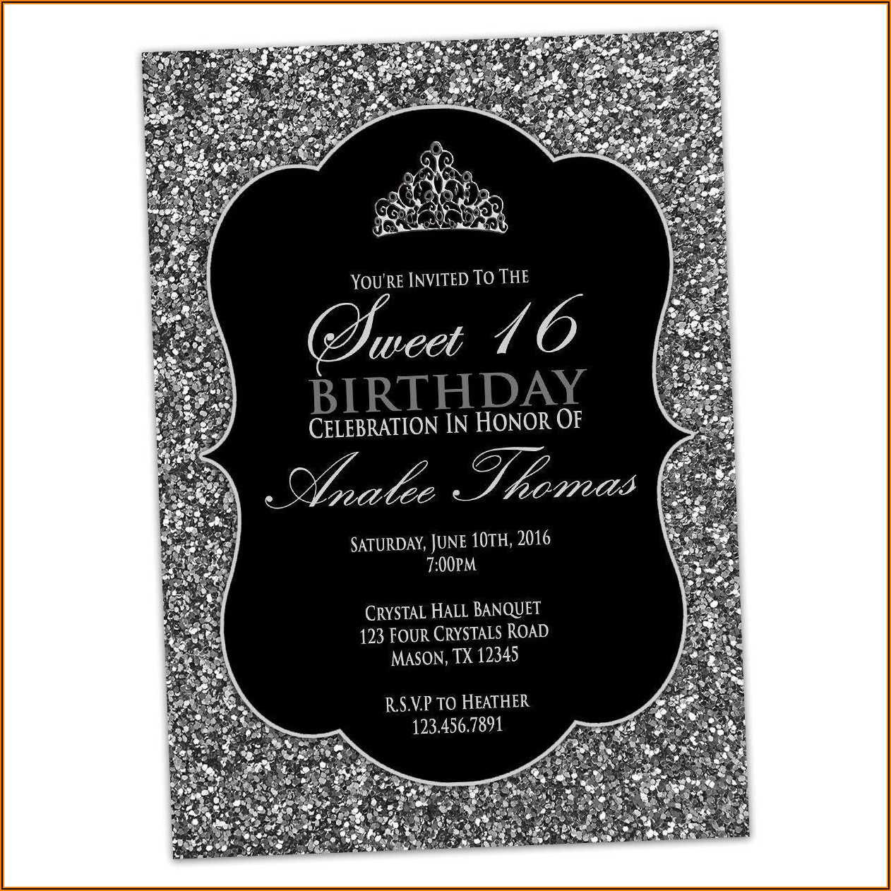 Sweet 16 Invitations Under $1