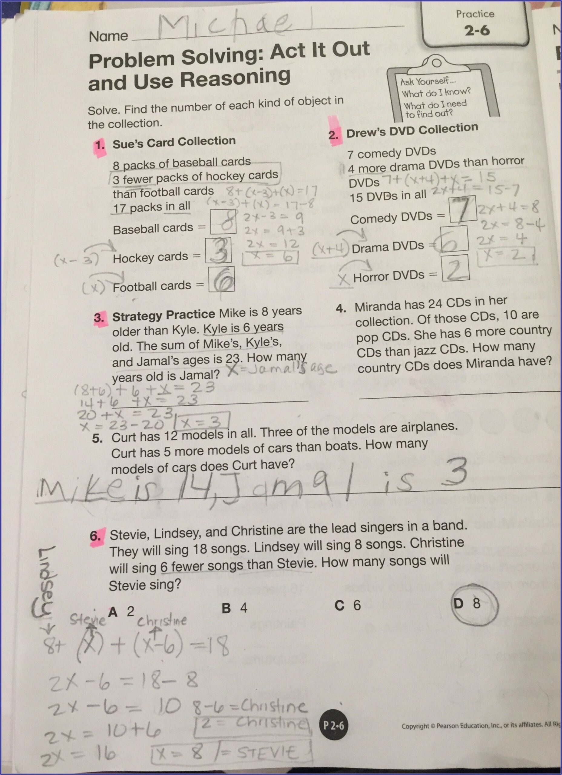 4th Grade Common Core Math Worksheets Answer Key