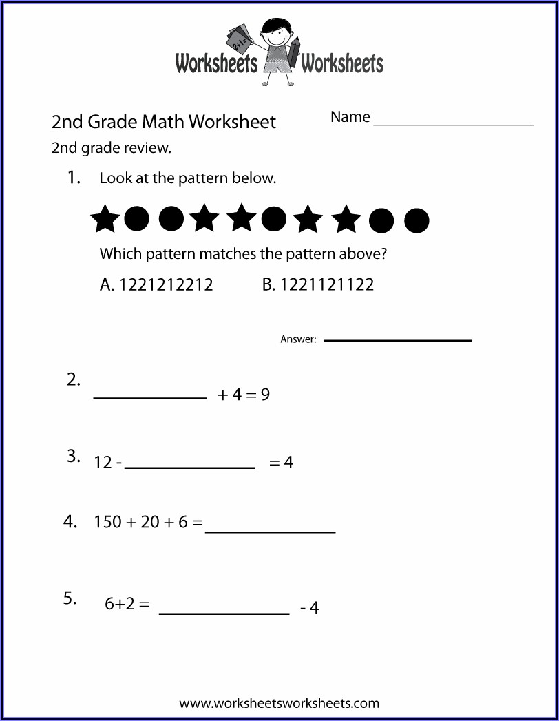 8th Grade Math Practice Test Printable