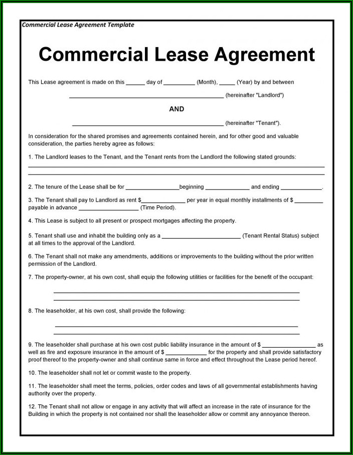 Free House Lease Agreement Format
