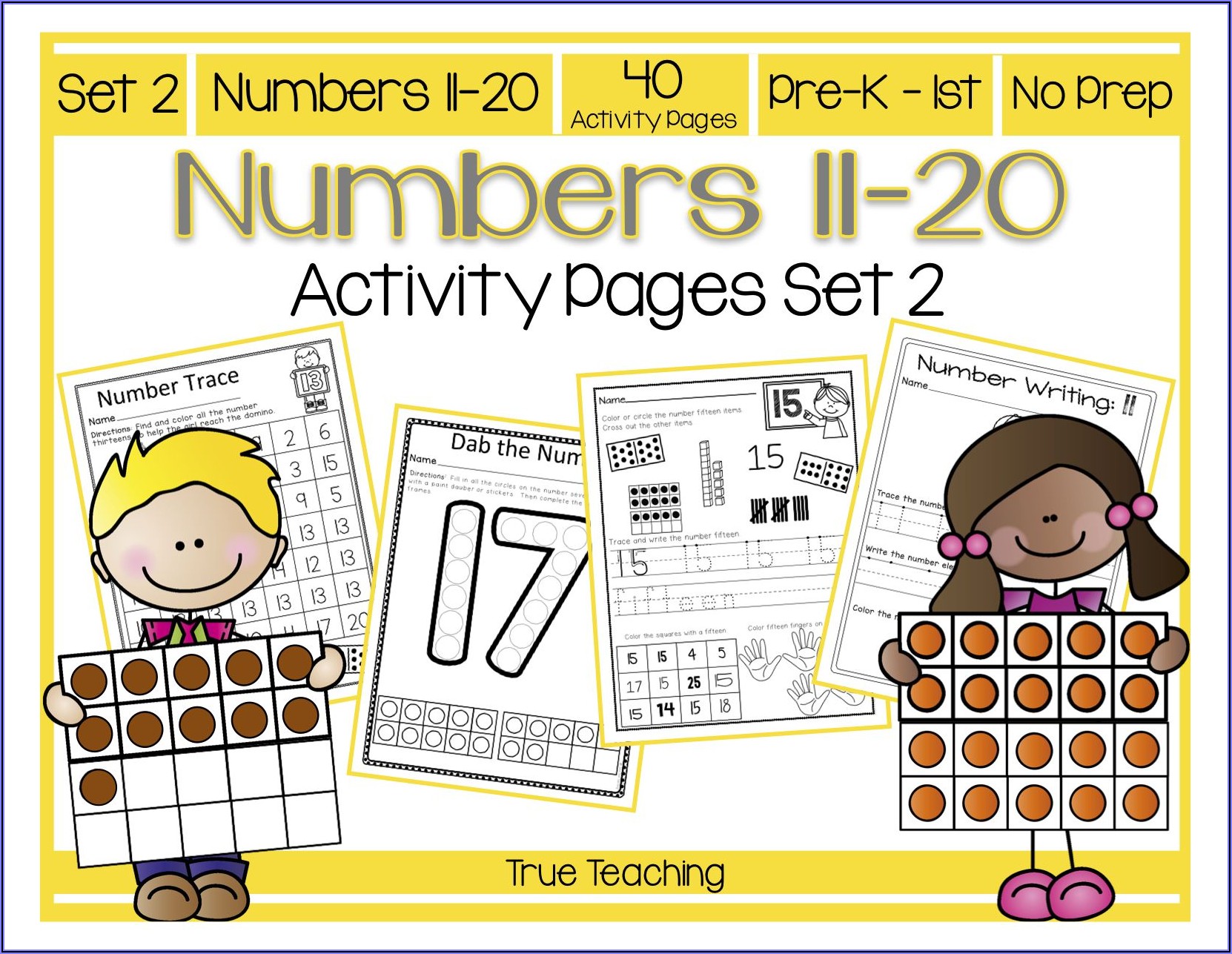 Math Worksheets Numbers 11 20