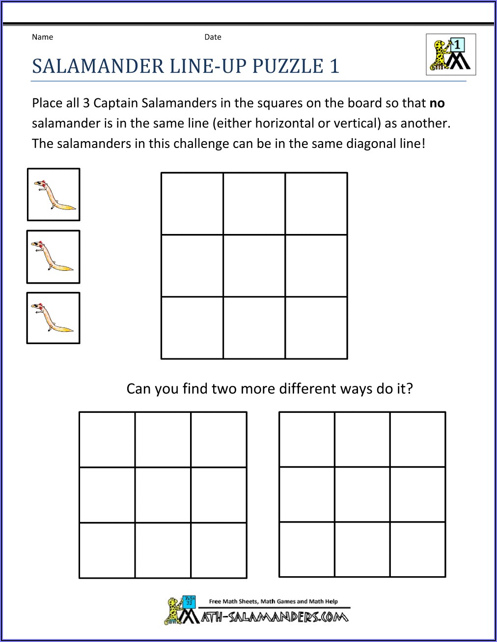 Number Grid Puzzles First Grade Worksheets