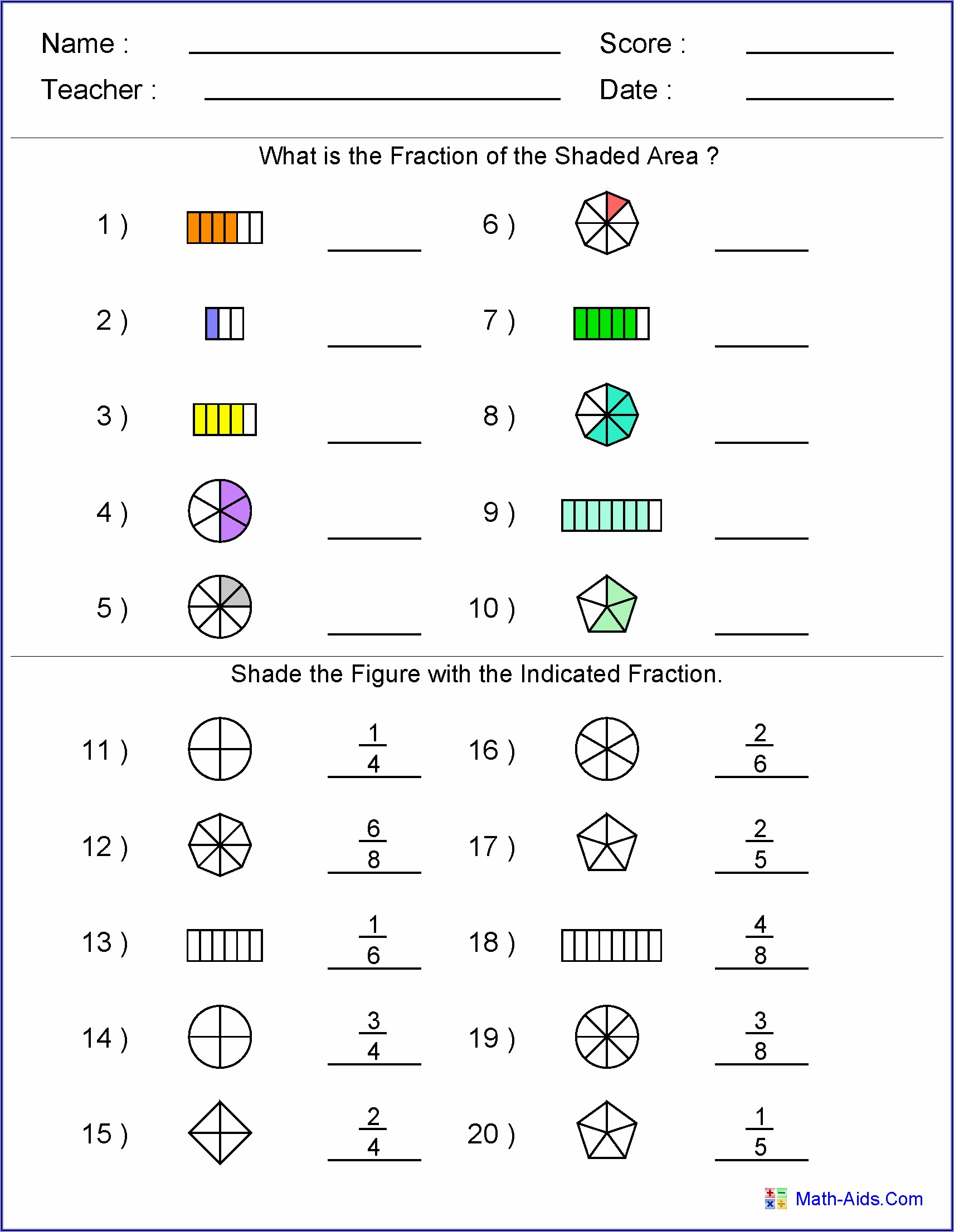 Simple Interest Worksheet Math Aids