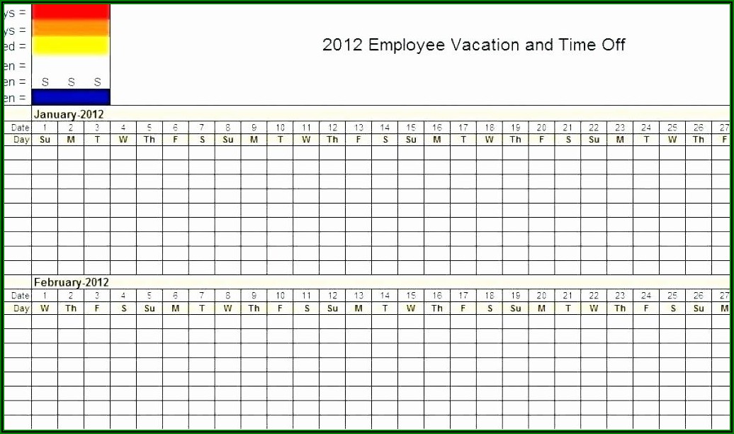 Army Training Calendar Template Excel