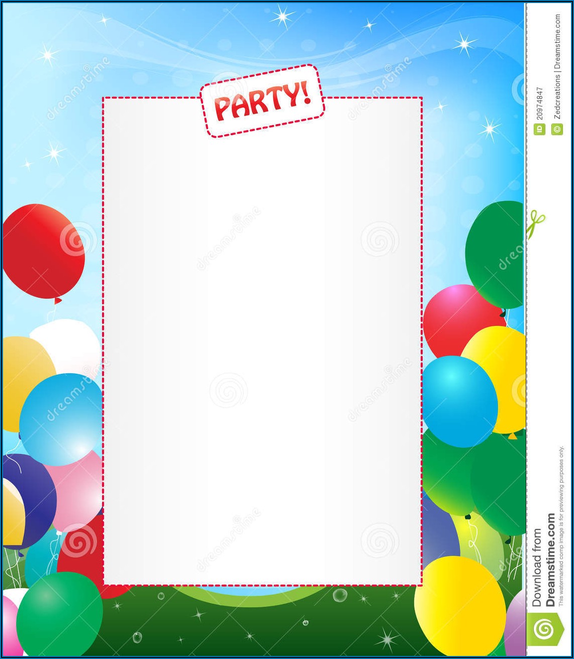 Birthday Invitation Background Designs Free Download