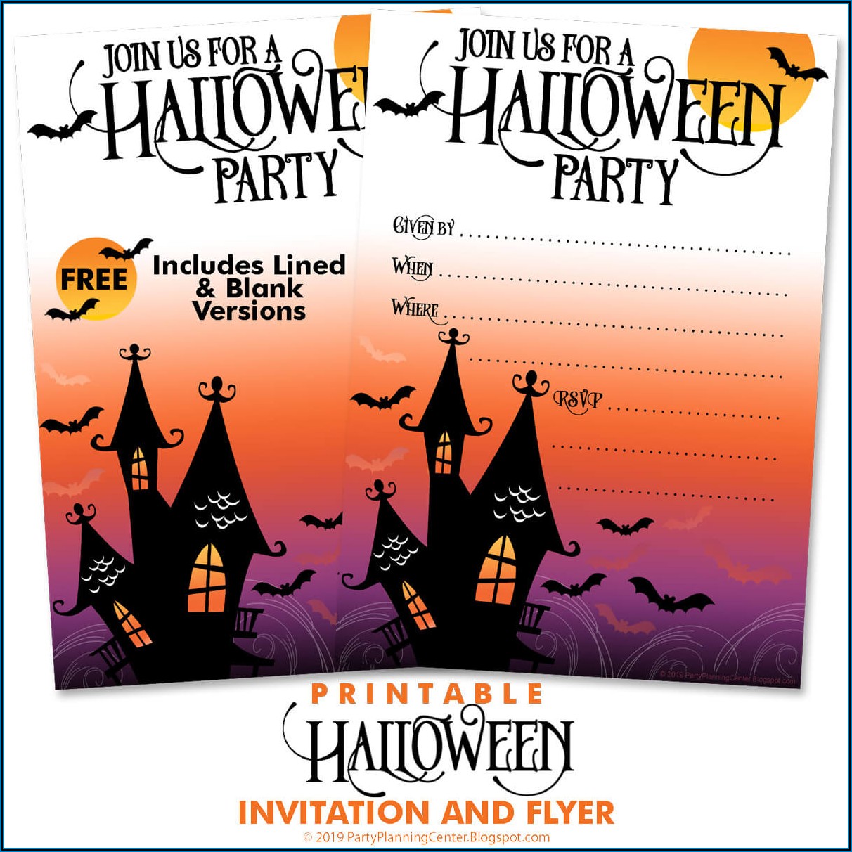 Halloween Invitation Templates Microsoft Word