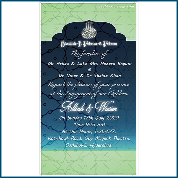 Naming Ceremony Invitation Message In Islam