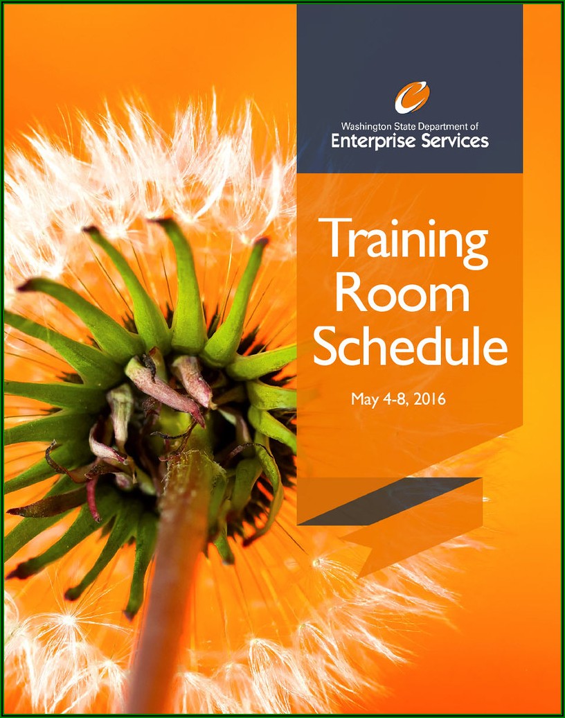 Training Schedule Template Word