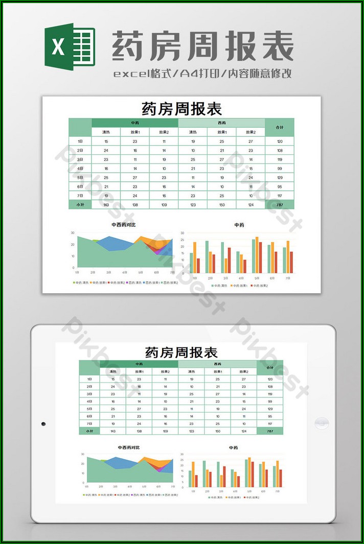 Weekly Report Template Excel Free