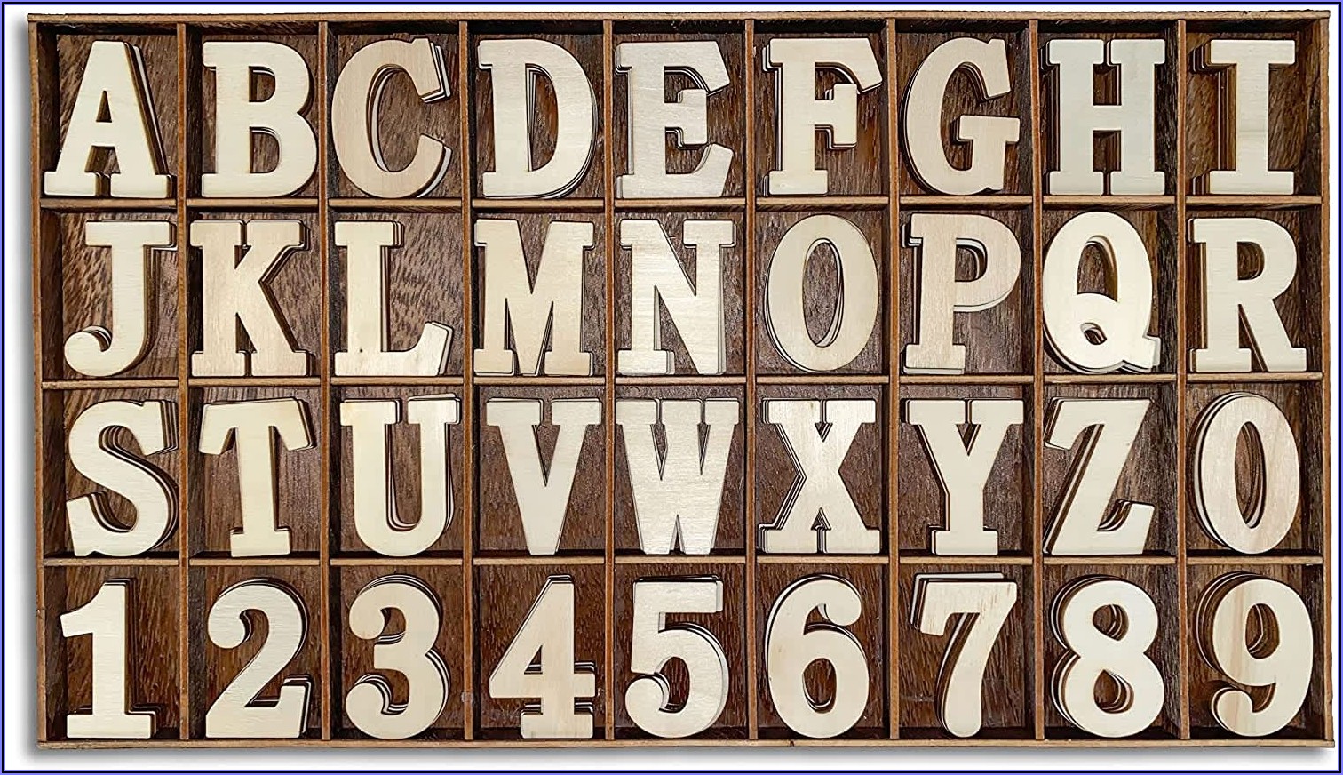 1 34 Inch Wooden Letters