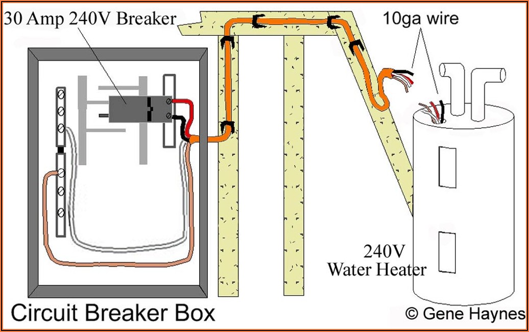 240v Water Heater Wiring Diagram