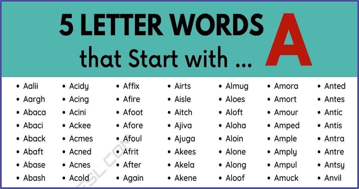 5 Letter Words Starting With But