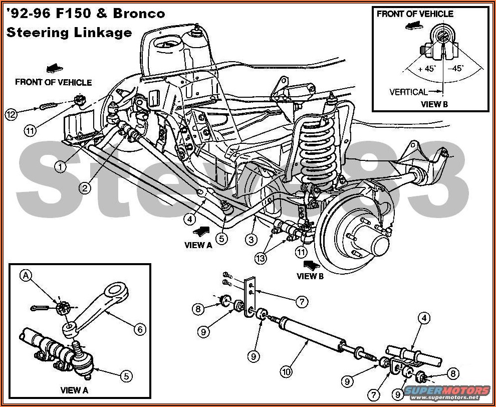 95 Ford F150 Front Suspension Parts