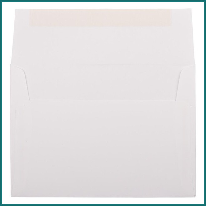 A7 White Linen Envelopes