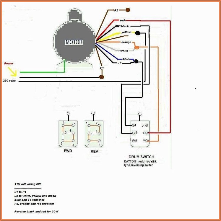 Baldor Motors Wiring Diagram 3 Phase