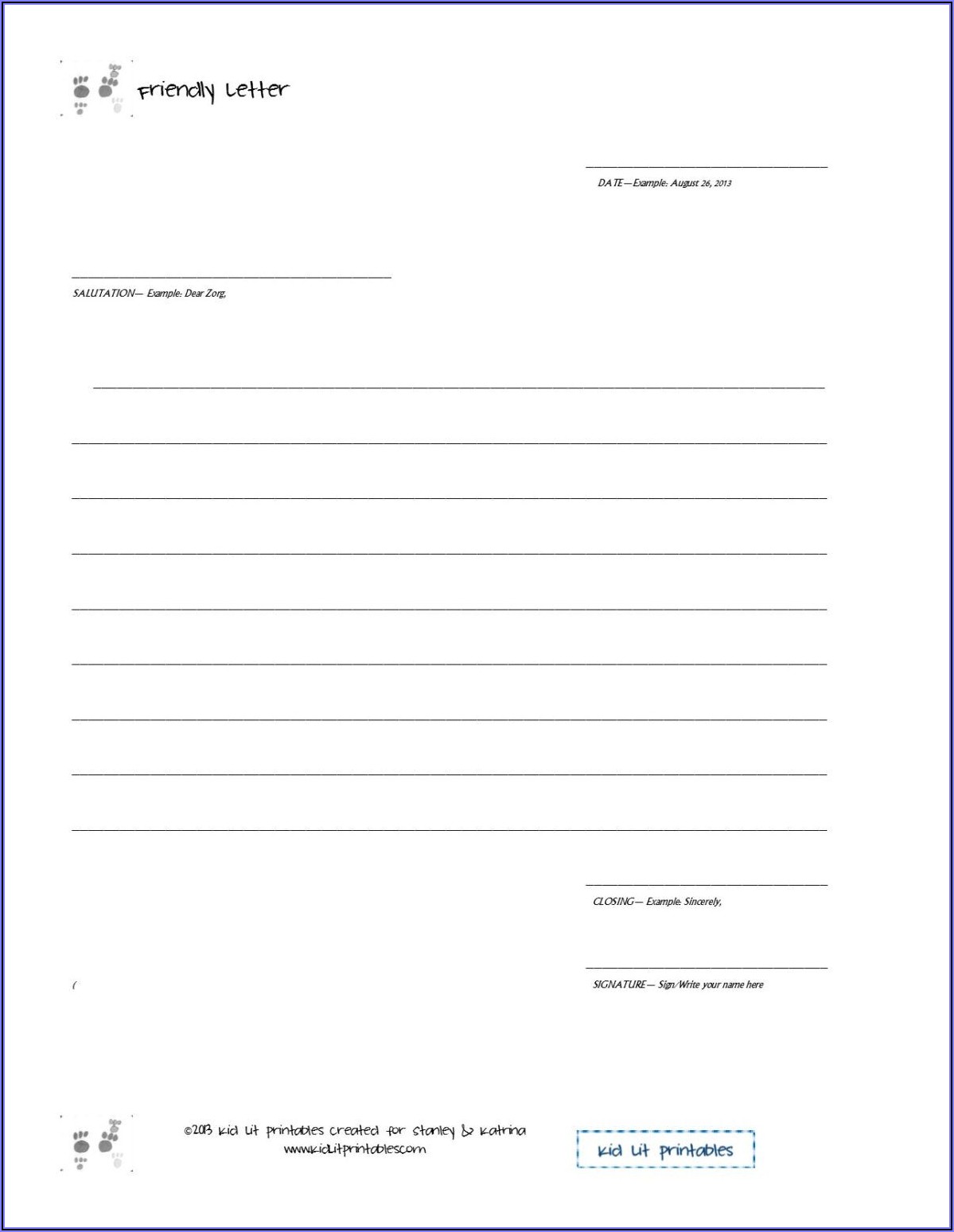 Blank Business Letter Template Pdf