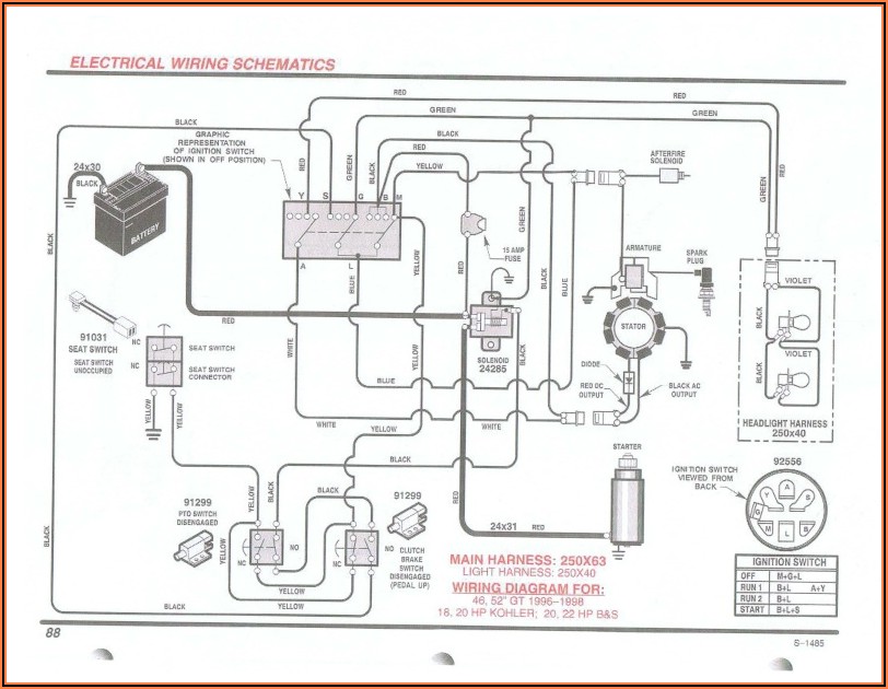 Briggs And Stratton Wiring Diagram 10 Hp