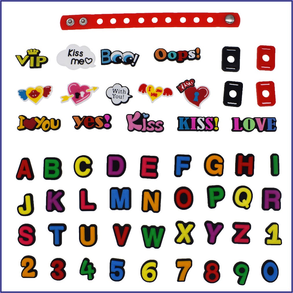 Croc Jibbitz Letters And Numbers