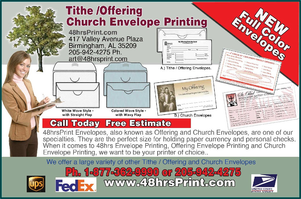 Dated Church Offering Envelopes