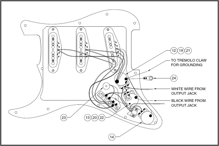Fender American Deluxe Stratocaster Hss Wiring Diagram