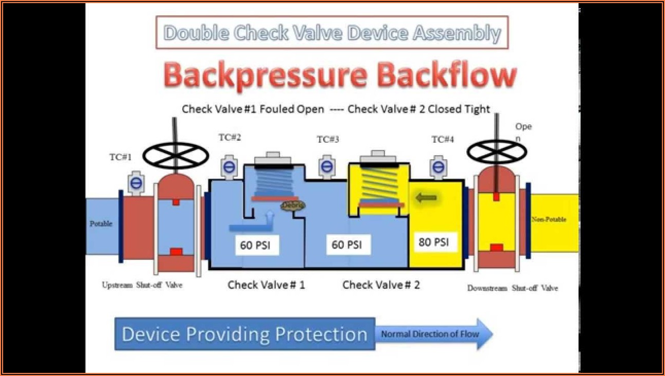 Fire Sprinkler System Backflow Preventer Diagram