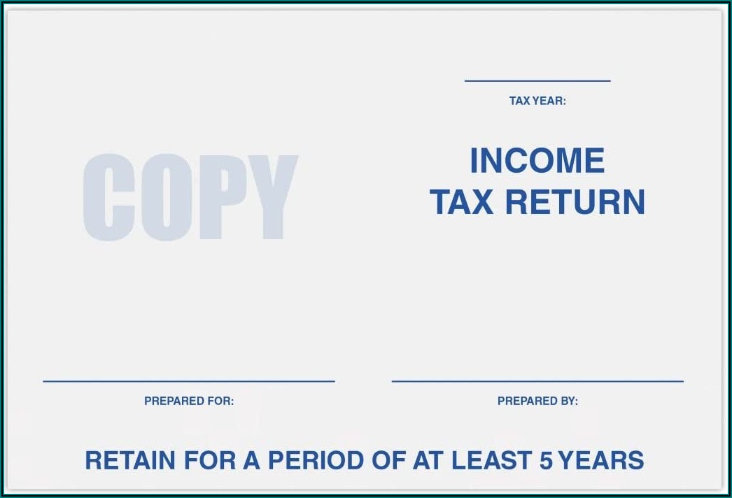 Income Tax Folders And Envelopes