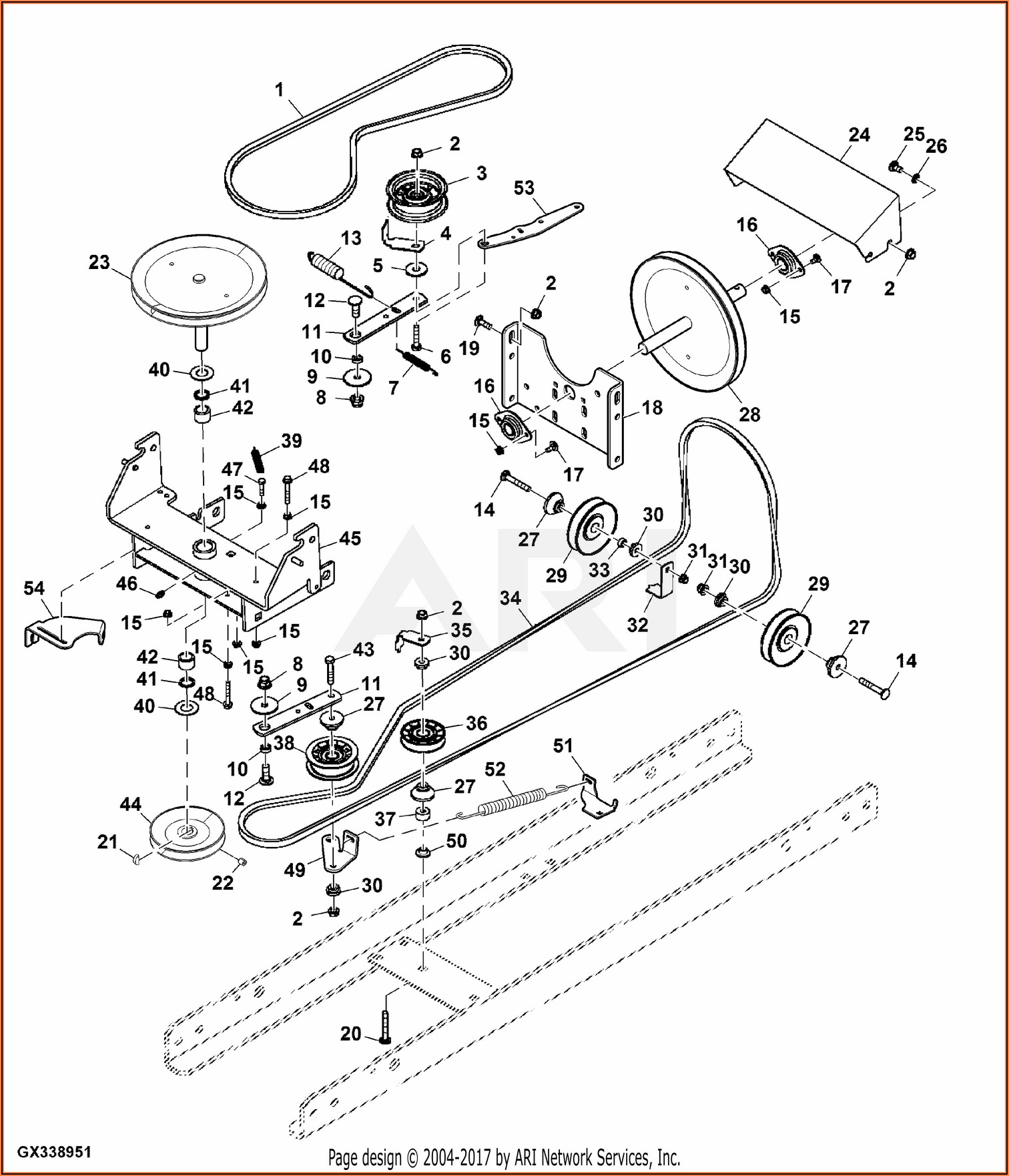John Deere D170 Parts Diagram