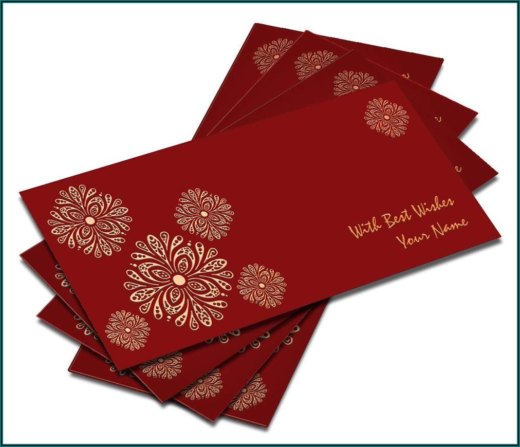 Wedding Shagun Envelopes With Name